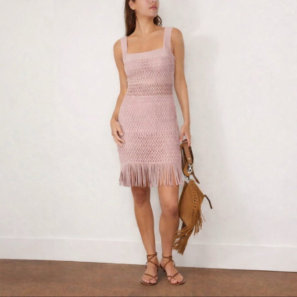 Simkhai Lyria Mini Dress in Pumice